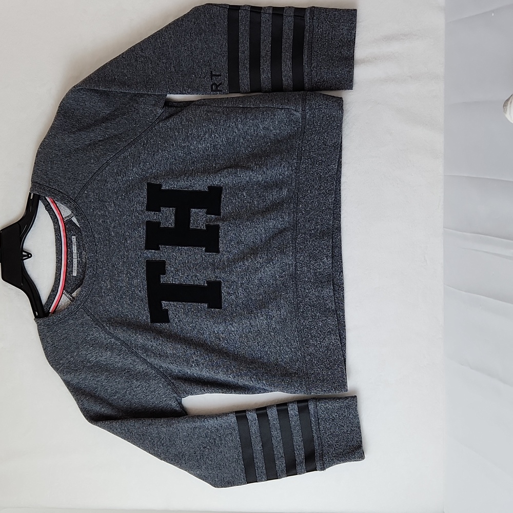 Tommy Hilfiger Sport Women's Cropped Sweatshirt Size Large